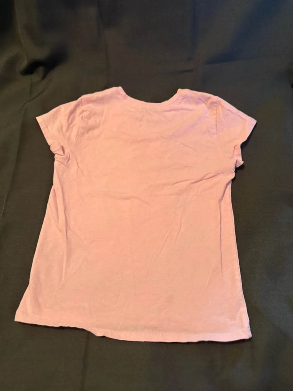 The Children's Place Girl's Pink Graphic Tee Valentine Heart Icons Sz 5/6